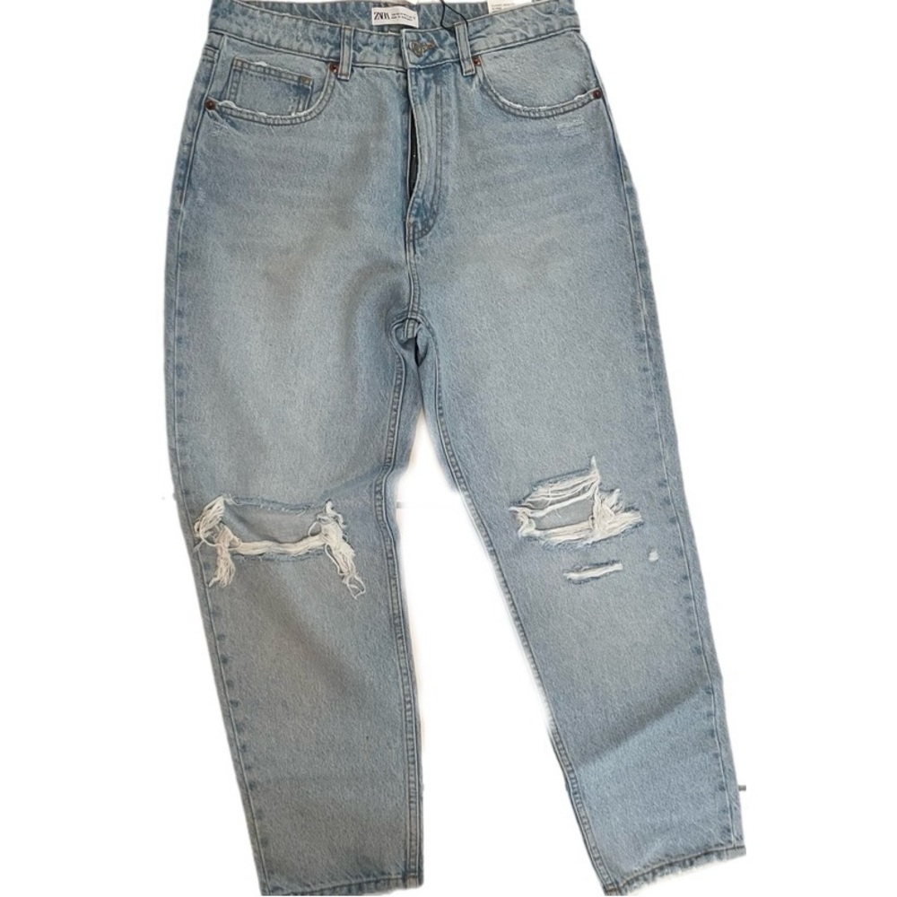 Zara Light Blue Jeans - Picture 2 of 5